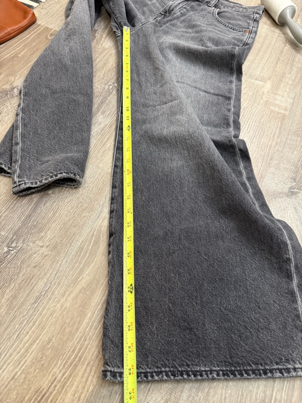 Madewell Petite Superwide-Leg Jeans in Kingswood Wash Size 29P - Picture 10 of 14